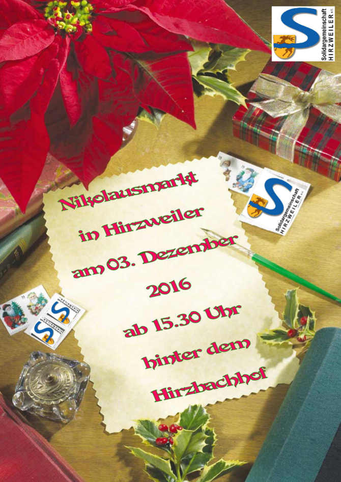 Nikolausmarkt Hirzweiler 2016