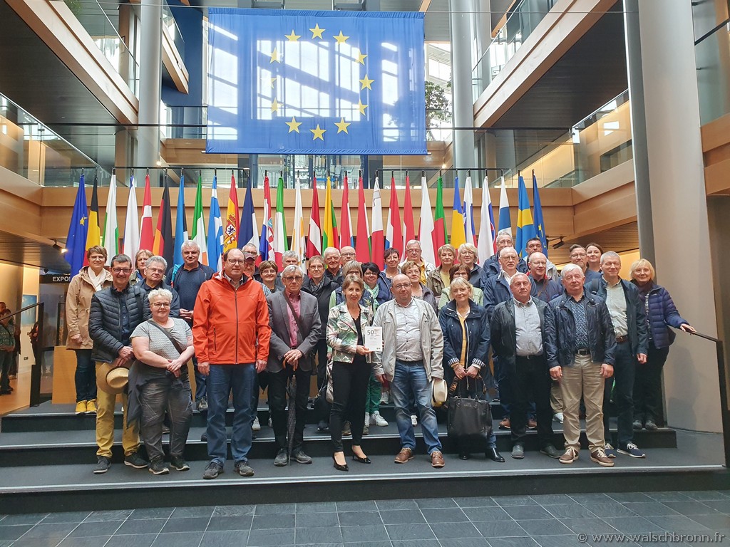 Visite du Parlement EuropÃ©en avec Hirzweiler