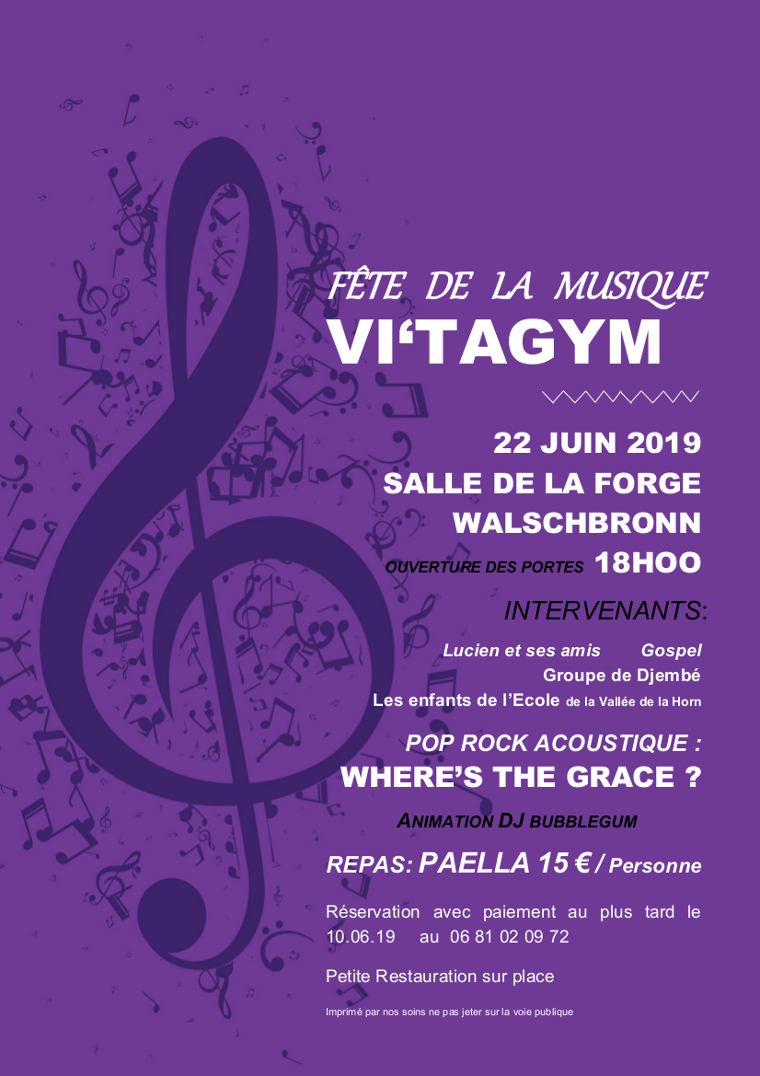 Fête de la Musique juin 2019