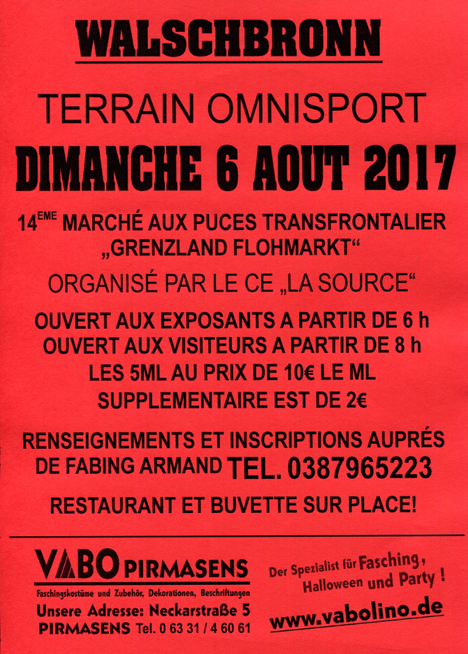 Marché aux puces 2017