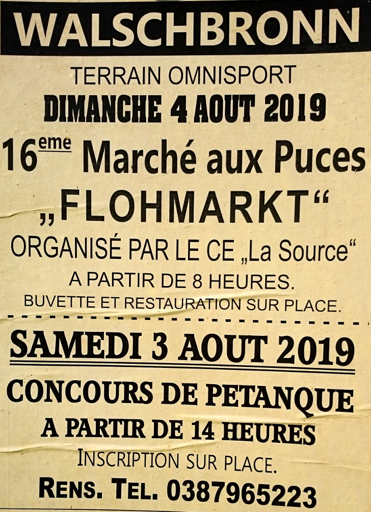 Marché aux puces 2019