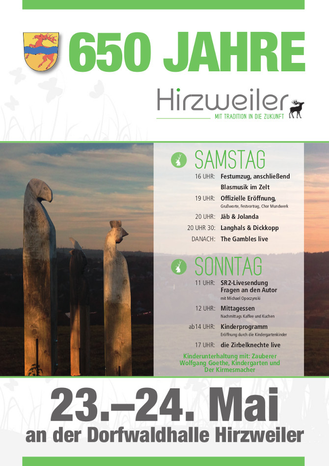Fête 650 ans de Hirzweiler 2015