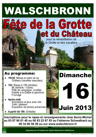 Fête de la Grotte et du Château 2013