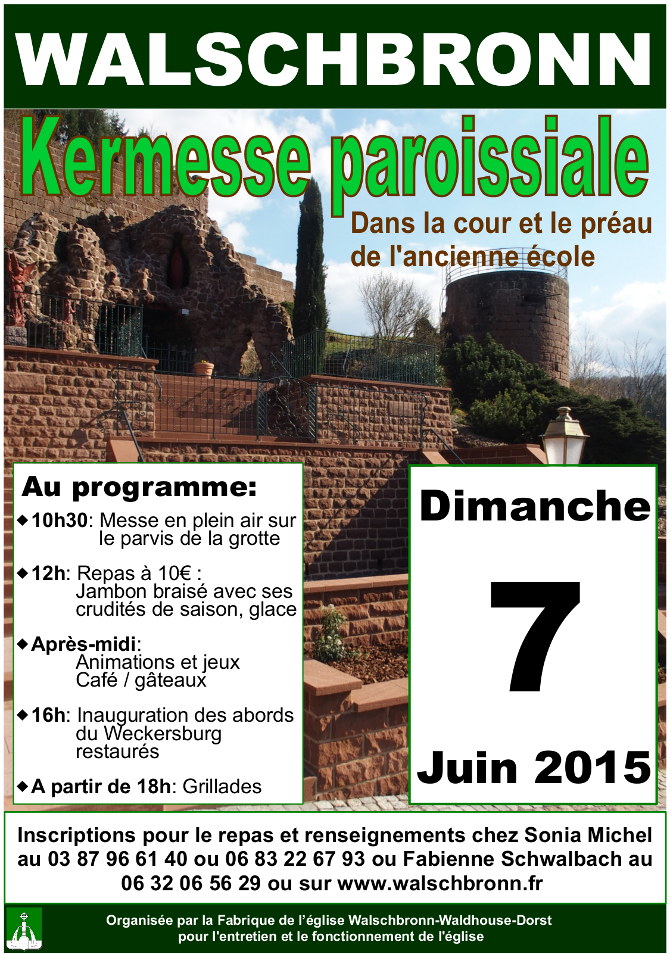 Kermesse paroissiale 2015