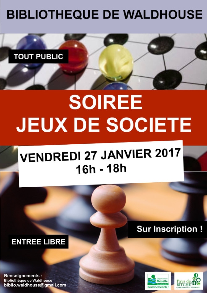 Soirée jeux de société 27.01.2017