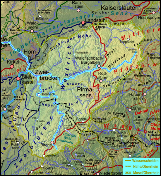 Cartographie rivière Horn