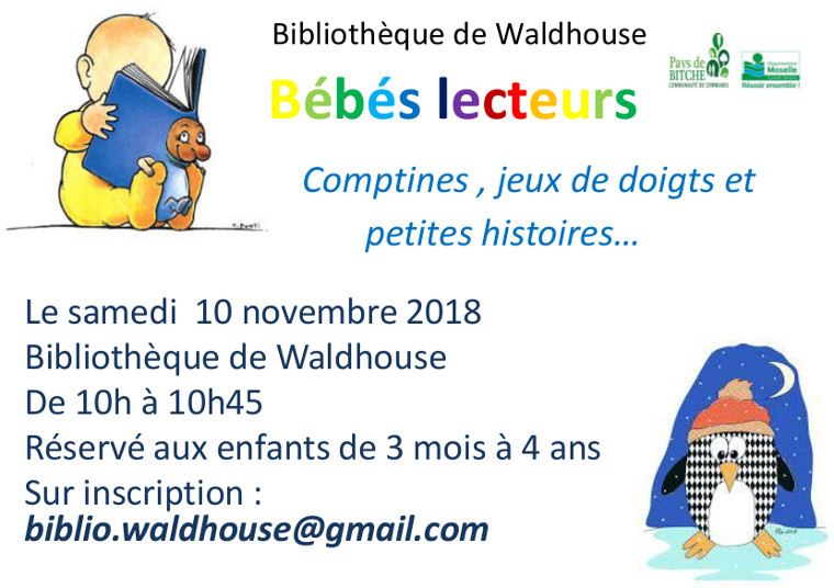 Bébés lecteurs novembre 2018