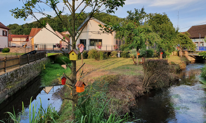 Salle La Forge coté ruisseau