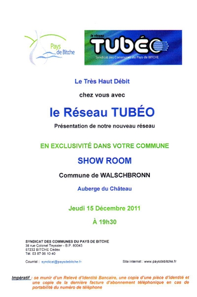Réunion Tubéo à Walschbronn