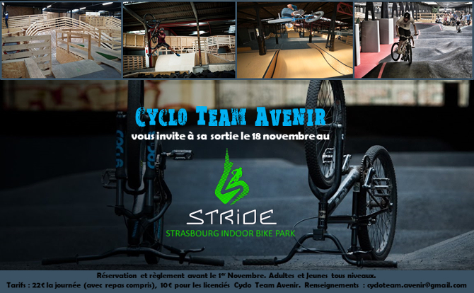 Sortie Stride Cyclo Team Avenir 2017